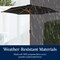 Best Choice Products 10ft Outdoor Woodgrain Pattern Steel Market Patio Umbrella w/ Crank, Tilt